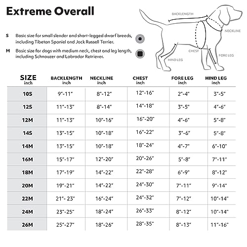 Hurtta Extreme Overall Winterjacke für Hund (BlackBerry, 35M)