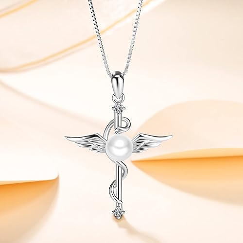 Miniatura 4 de Collares de perlas, regalos del día de la madre para mamá, mujer, esposa, aniversario, cumpleaños, Navidad, regalos de joyería fina para mujer,