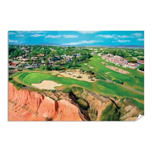 Aerial Art Print of Vale do Lobo Course