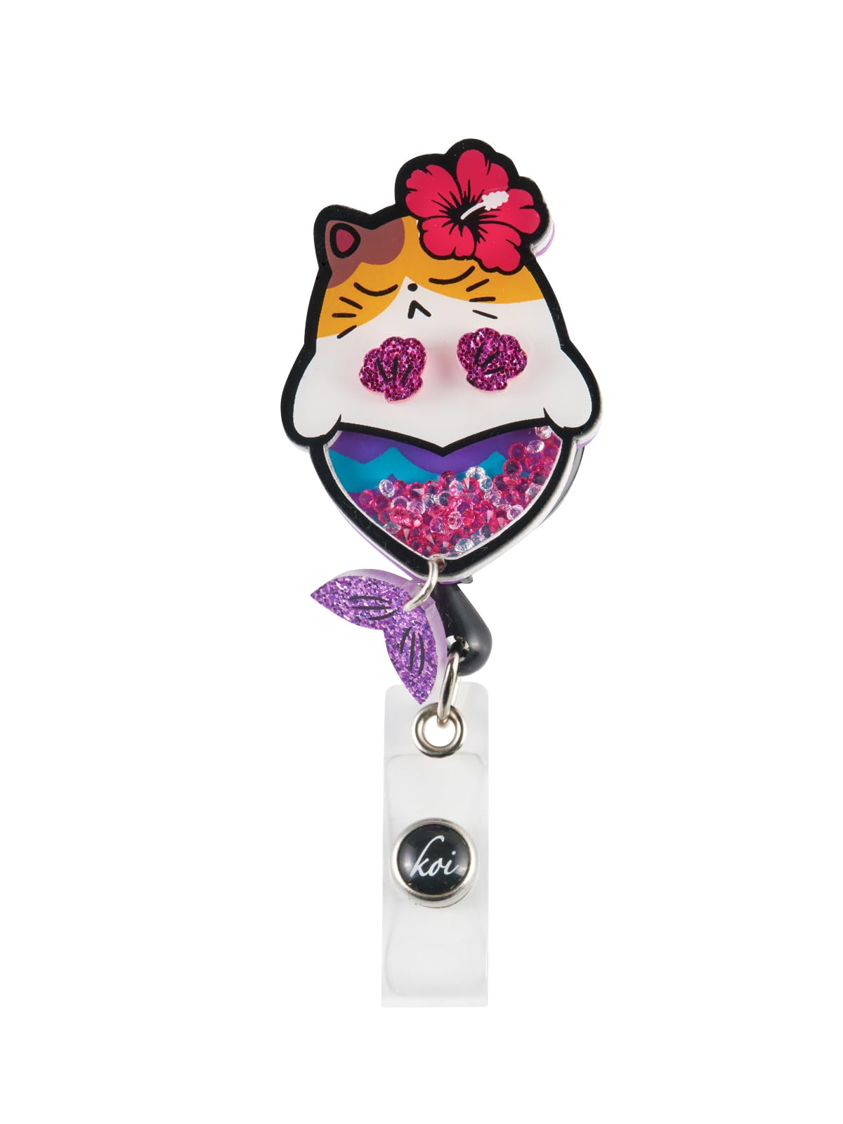 KOI Classics A156 Shaker Badge, Meowmaid, One size