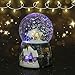 Snow Globes for Kids Boys - Girls Snow Globe Christmas Village Santa Snow Globe Winter Glitter Art Ball Rotate 7 Colors Change Light Musical Box Castle in The Sky Birthday Xmas Gifts