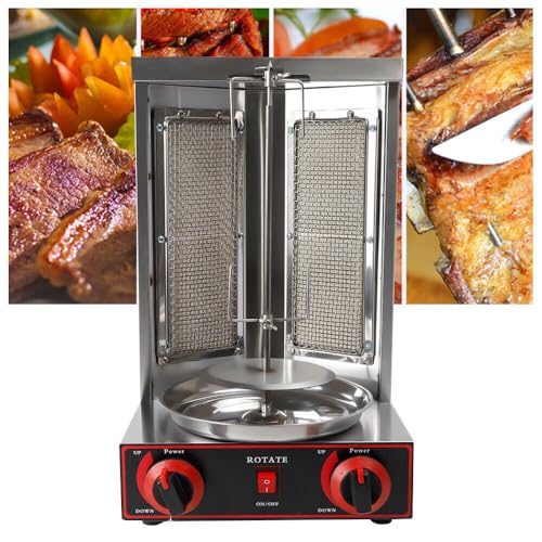 3000W Edelstahl Gas Kebab Maschine BBQ...