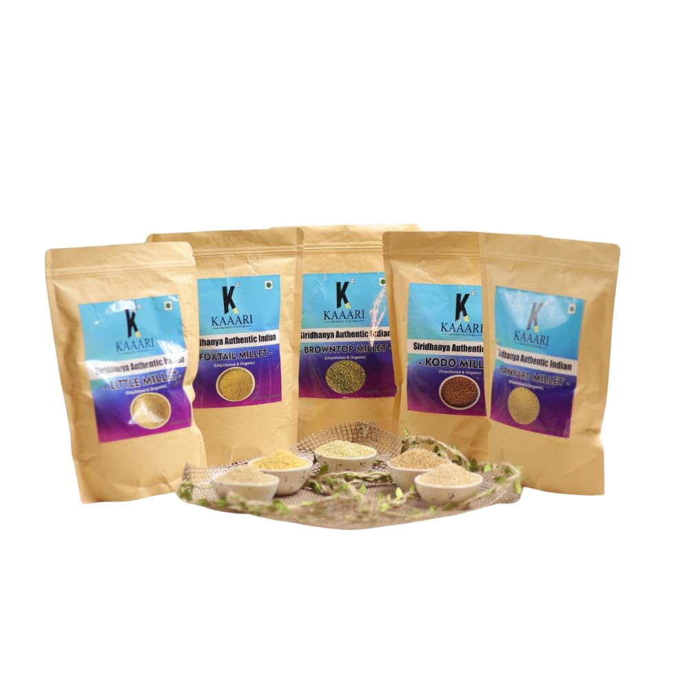 See full amazon price history chart for Kaaari Millets Whole Grains Organic | Siridhanya Millet Combo Pack of 5 (Foxtail, Kodo, Little, Barnyard, Browntop) | Unpolished, Natural, Gluten Free, High Protein, High Fibre, Low GI | 250g Packets of 5 Kaaari Millets Whole Grains Organic | Siridhanya Millet Combo Pack of 5 (Foxtail, Kodo, Little, Barnyard, Browntop) | Unpolished, Natural, Gluten Free, High Protein, High Fibre, Low GI | 250g Packets of 5 (B0DDT8YWZ2) Amazon Price History, Amazon Price Tracker