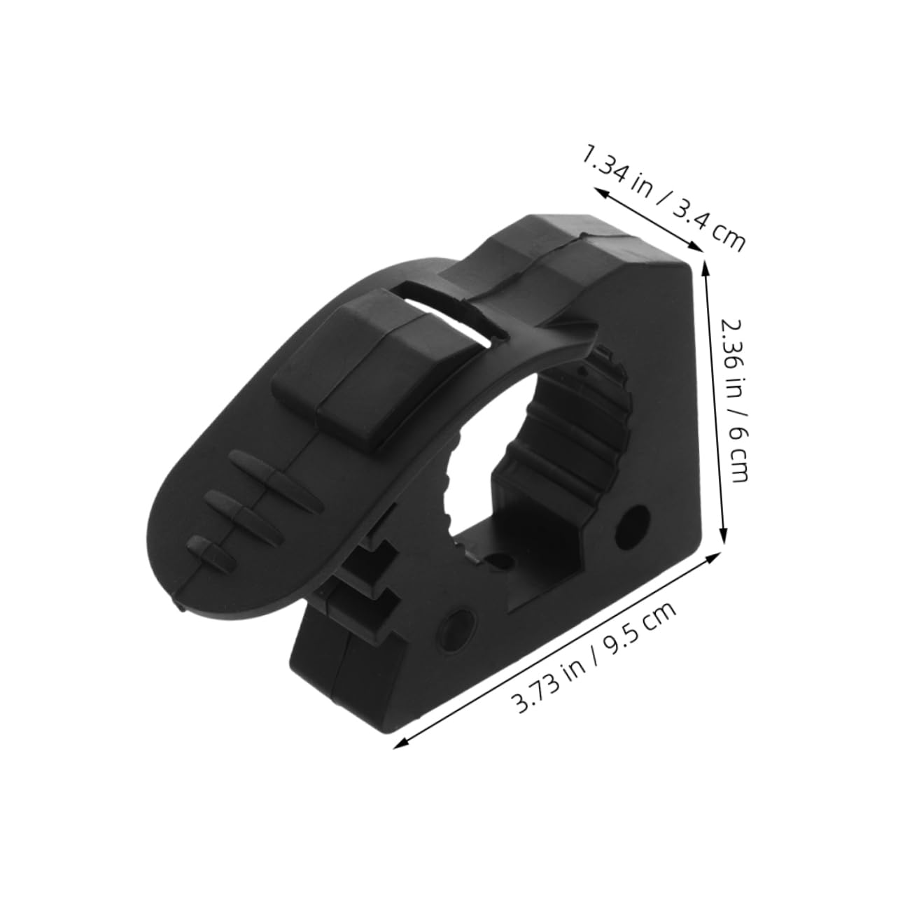 Mikinona 4pcs Durable Rubber Mounting Clamps for Trucks Utility Bed Accessories Quick Installation for Tubes Versatile Tool Holder for Vehicle Maintenance and Modifications