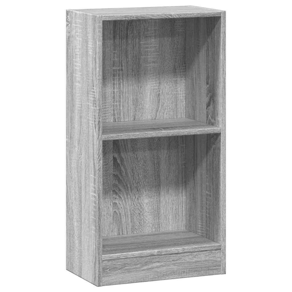 vidaXL Bookcase Grey Sonoma 40x24x76 cm Engineered Wood — image 1