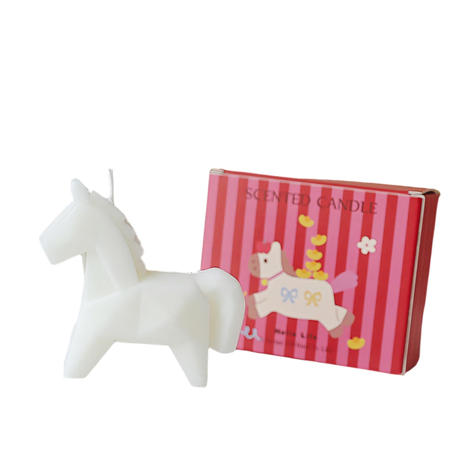 ZEPFJHE Handcrafted Candlewax Blend Horse Shaped for Gifting and Unwinding Bedroom Decoration