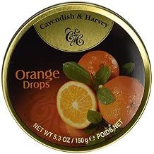 Cavendish & Harvey Candies, Orange Drops, 5.3 Oz, Pack Of 12 by Cavendish