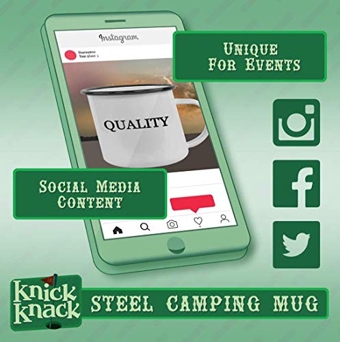 12oz Camping Mug Stainless Steel, Black - Image 5