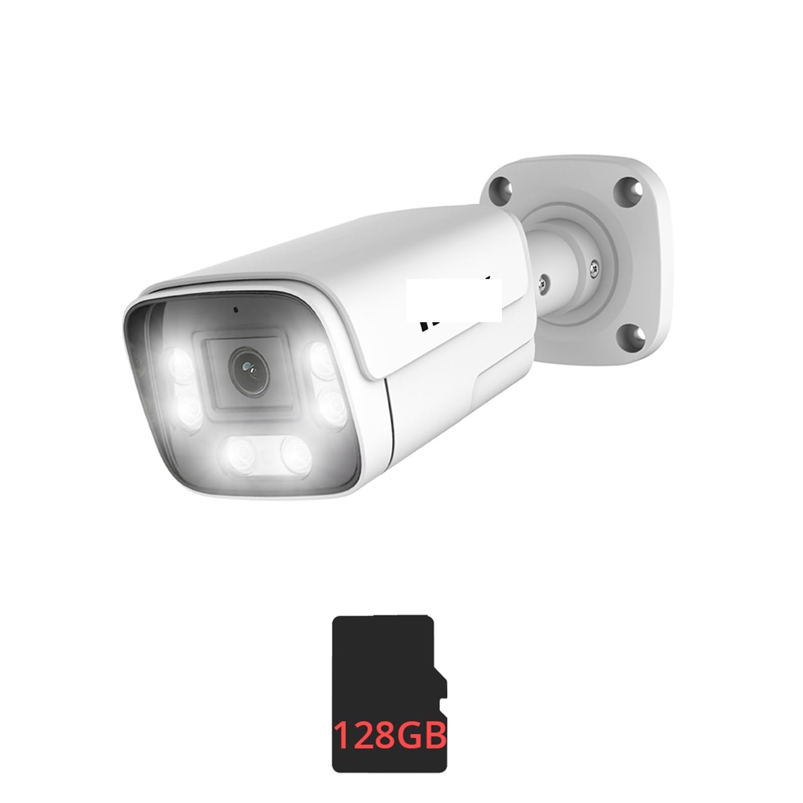 Oshpmbdlyfj One Color 4K 8Mp Poe Video Surveillance Ip Camera 5Mp Two Way Audio Support Tf Card Security Ip66 Outdoor Camera Nvr System(8Mp Poe Ai Cam 128Gb)
