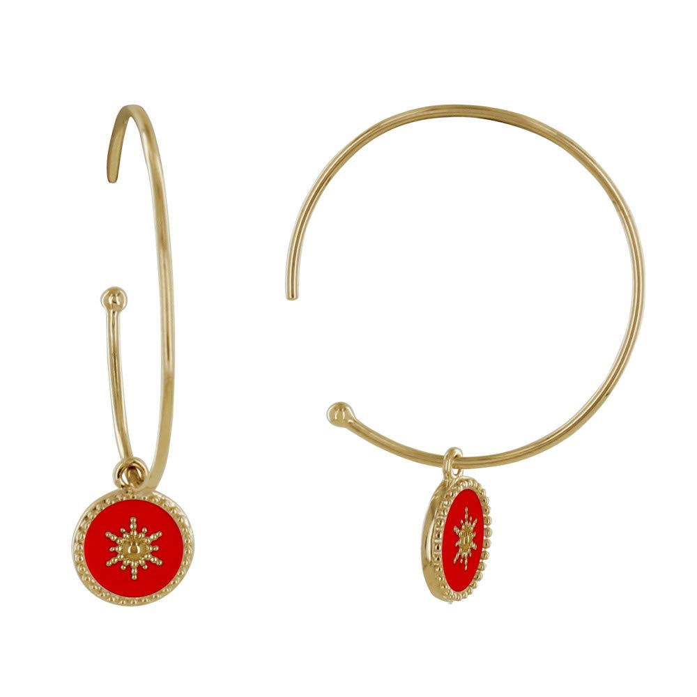 LES POULETTES BIJOUX - Pulsera Anillo Media De Chapado Oro