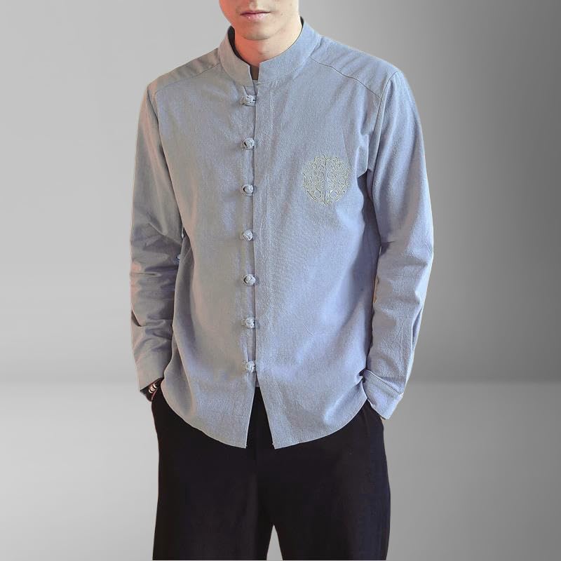 Camisa de manga larga holgada ideal para tardes de verano y terrazas 4