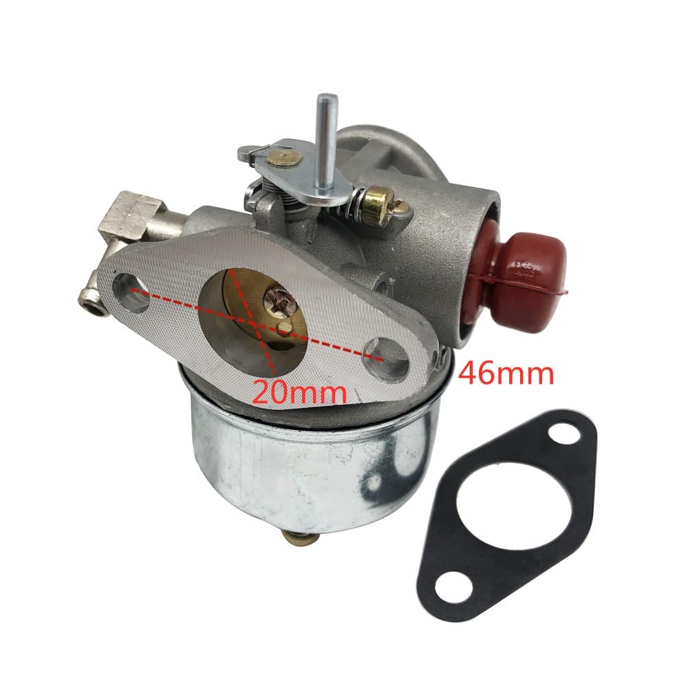 Kit Carburatore Filtro Guarnizione Kit Carburatore Completo Per Spazzaneve Tecumseh 8HP 9HP 10HP - Include Filtro, Tubi, Pompe Carburatore 640349 Automaall - Foto 5