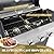 4-Burners Propane Gas Grill with Side Burner, Outdoor Stainless Steel BBQ Grill Built-in Thermometer, 46500 BTU Output Grill for Outdoor BBQ and Camping, Patio Garden Backyard Barbecue