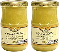 Mostarda Francesa Dijon Edmond Fallot | 2 vidros com 210g | Total 420g