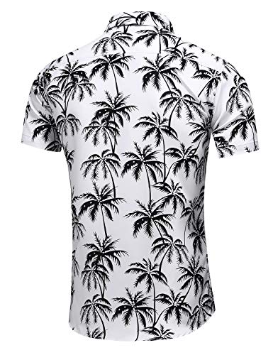 Men's Printed Beach Hawaiian Button-Down Slim fit Dress Shirt2