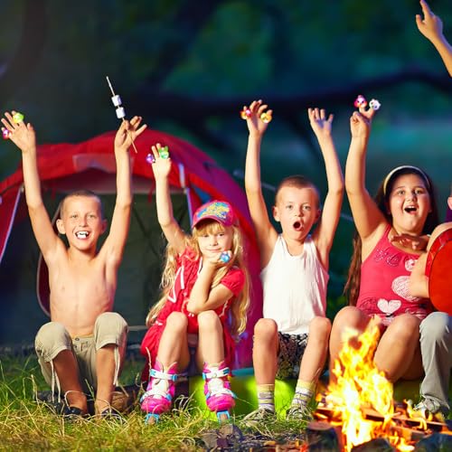 HOTUT Blinkende Ringe, 18 Stück LED Leuchtringe, Tier Licht Up Ringe, im Dunkeln leuchtende Leuchtringe, Party Spielzeug für Kinder und Erwachsene, Gastgeschenke Kindergeburtstag Halloween Karneval