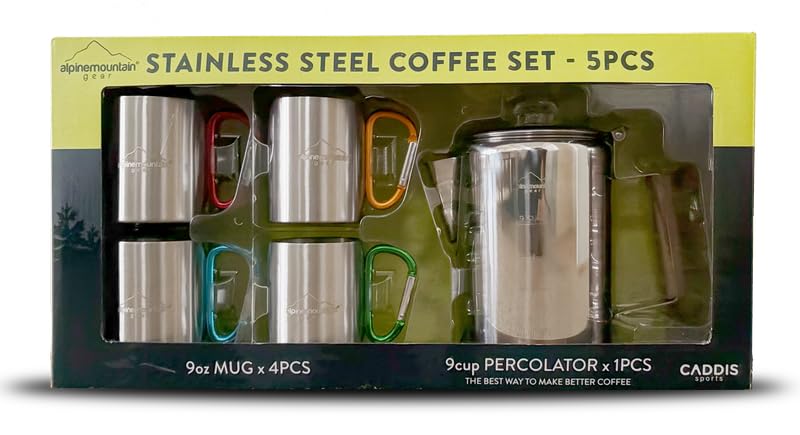 Alpine Mountain Gear 9-Cup Set