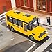 BPC School Bus Toy for Kids, 4 Directional Movement by Remote Control, Manual Opening Doors, Working Lights, Rigid and Durable