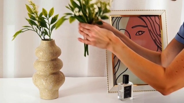 Amazon.com: SPESHSTONES Marble Vase 9 Inch Travertine Flower Vase