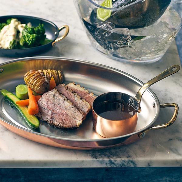 GenWare Antique Copper Mini Sauce Pan 9 x 5.25cm - Single, Gold - Image 2