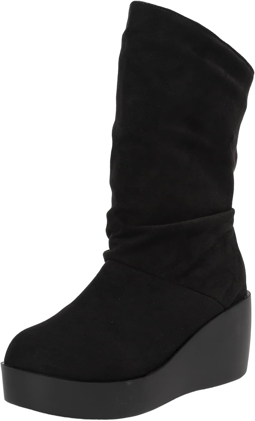 Women's Wedge Boots - Comfortable Casual Design