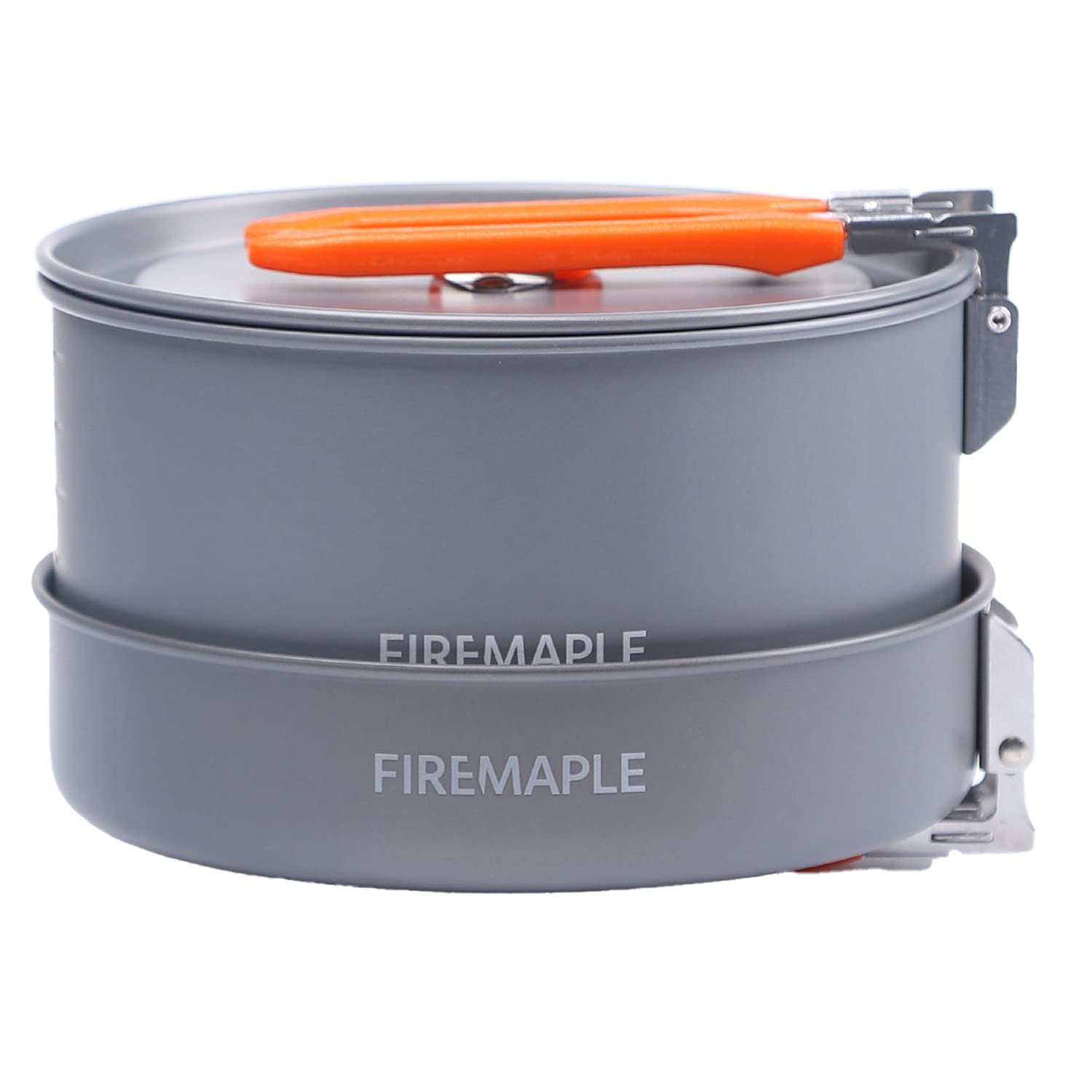 Fire-Maple Feast 2 Camping Kochgeschirr Set Outdoor-Kochset mit Topf, Wasserkocher, Pfanne, Schalen und Spatel für 1 bis 3 Personen beim Backpacking Trekking Wandern Angeln und Picknick