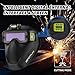 Shine SPOTLITE True Color Auto Darkening Welding Goggles Kit, Full Facepiece Protection Mask for Tig, Mig, Stick Plasma Cut, Neck & Shoulder Fireproof Cover Included