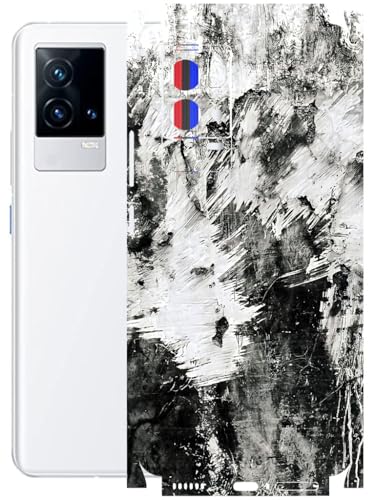 Image of AtOdds - Full Body Back Screen Guard Protector Film - Lamination Wrap Skin Sticker Compatible with IQOO 9 | Scratchproof Matte Finish (Messed)