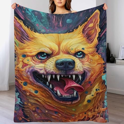 Couverture flannel douce pour chien et lit 100x130cm - 2