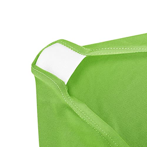 Image of Peomeise 6FT Spandex Table Cover Rectangular Stretch Spandex Tablecloth (Apple Green,6FT)
