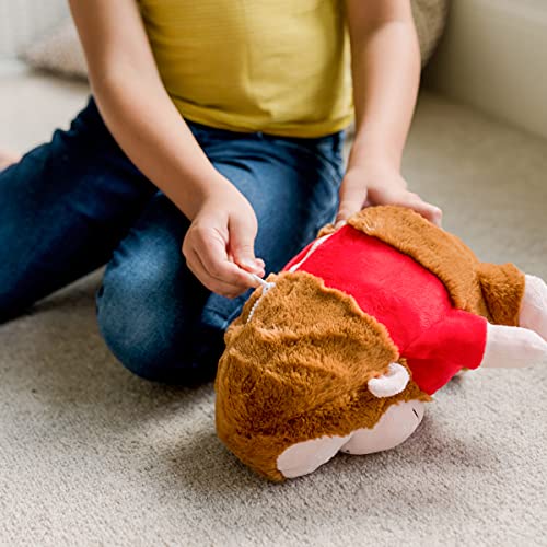 Animal Adventure®| Curious George®|2-in-1 Transformable Character Cape & Plush Pal