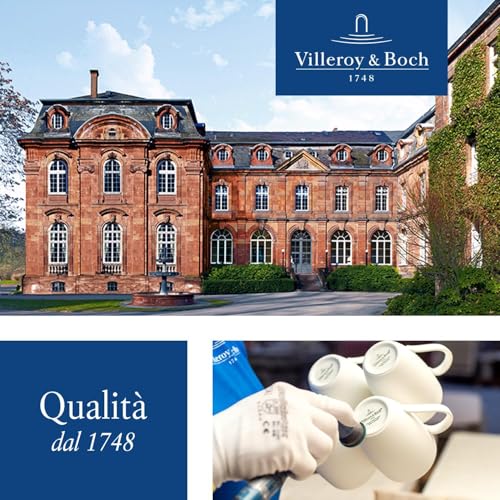 Villeroy & Boch - Manufacture Rock, Set Di Bicchieri Da Vino Rosso, 4 Pezzi, 380 Ml, Cristallo, Trasparente,Nero - 5