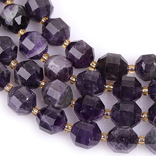Perles de pierres naturelles à facettes 10mm de qualité joaillerie