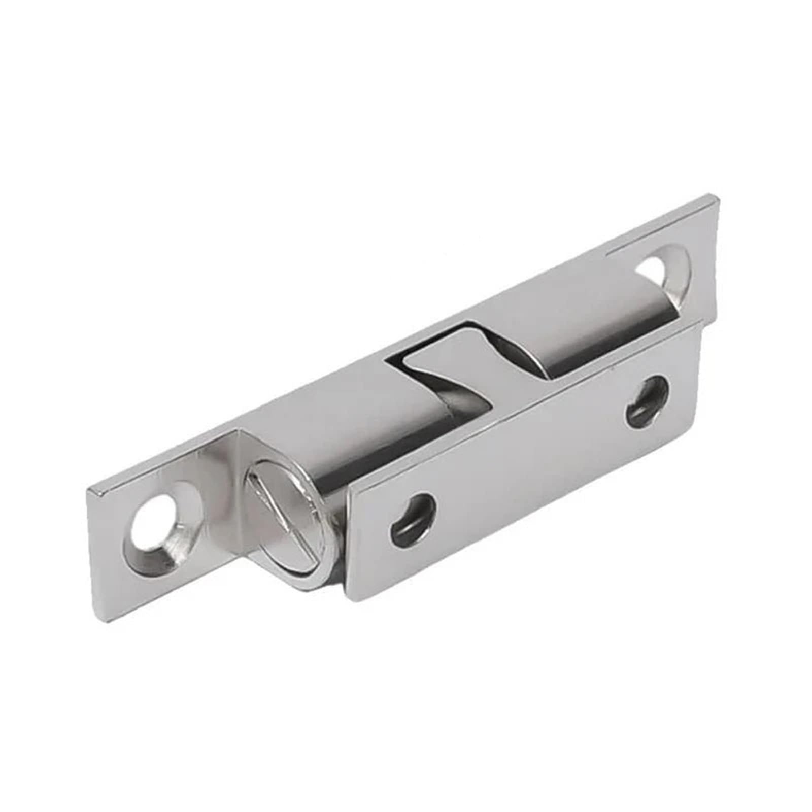 Huwoyg One Color 10Pcs Furniture Door Ball Latch Brass Double Roller Spring Catch Latches Cabinet Closet Adjustable Tension For Cabinet Closet