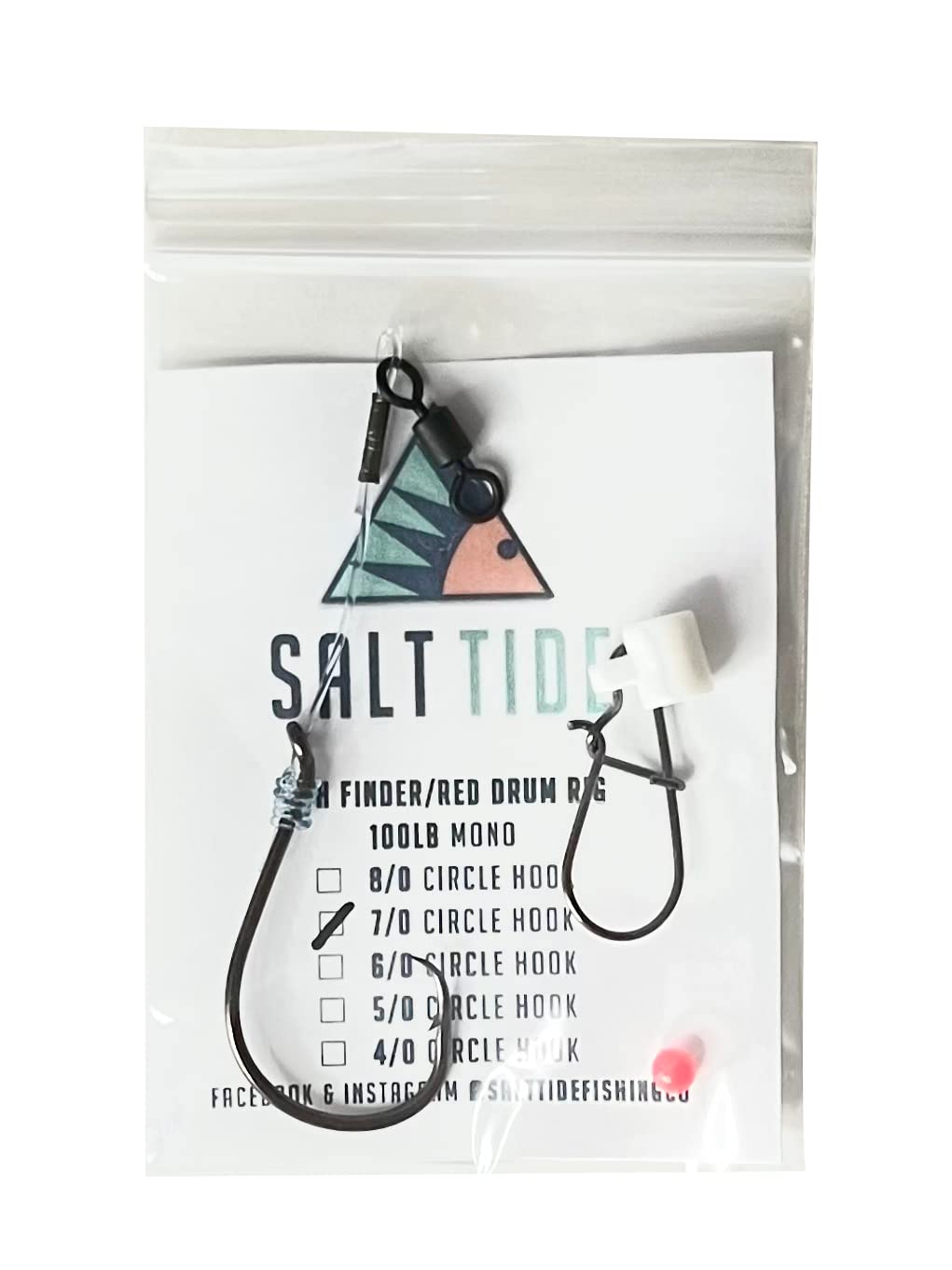 3 Pack 'Hatteras Style' Fish Finder Red Drum Surf Fishing