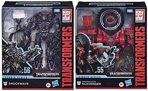 Husbro Transformers Studio Series Leader Class: Scavenger and Shockwave Action Figure Set