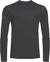 Camiseta Térmica Puma Manga Longa Segunda Pele Masculina Academia Proteção UV 50+ Fio LYCRA®