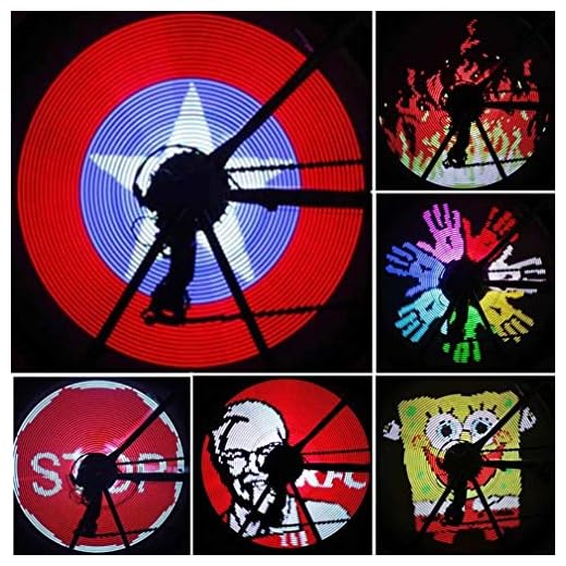 Trending Travis LED Bicycle Lights Spokes Colorful Programmable
