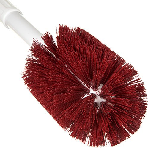 Image of CFS 4000505 Multi-Purpose Round Valve Brush, 4 inch Polyester Bristles, 16 inch Length, Red