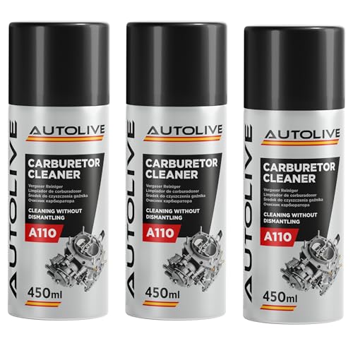 AUTOLIVE GROUP Limpia Carburadores - Carburetor Cleaner - Elimina los Depósitos de Carbono, Polvo y Alquitrán - Aditivo para Limpiar Válvula EGR - 450 ml (3)