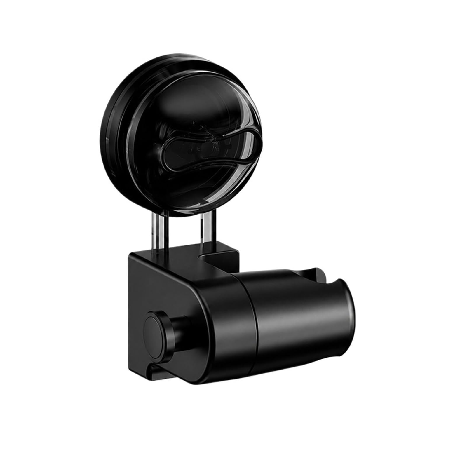 1pcs Suction Cup Shower Holder with Hook(Black)