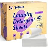 Laundry Detergent Sheets - 240 Loads Girls Lavender Laundry Sheets for Dorm,College,Home, Hotel,Apartment,Camping,Cruise,Road Trip,Beach Vacation,Backpack,Small Space, Family School Travel Essentials
