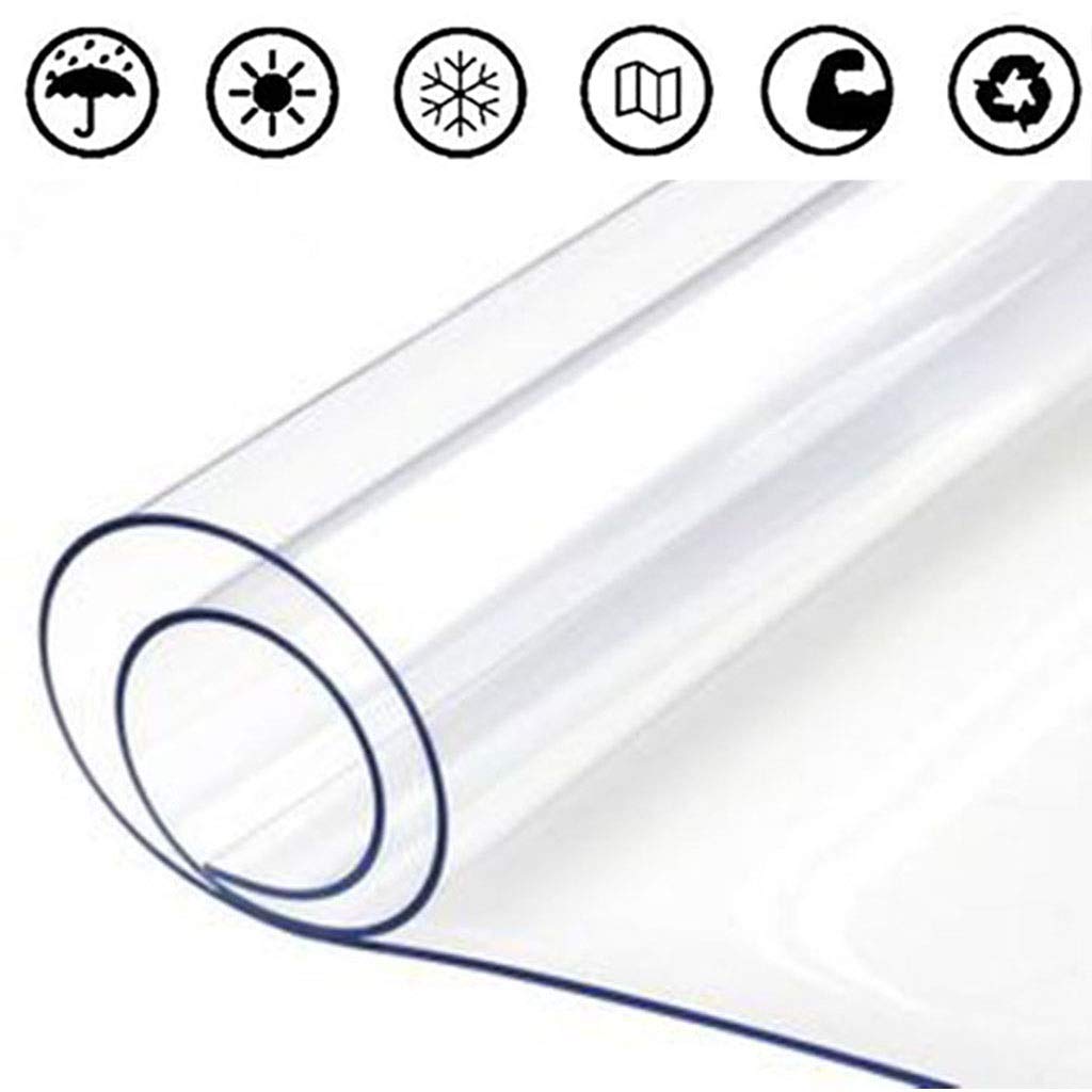 Lona de PVC transparente impermeable y protector de lluvia exterior