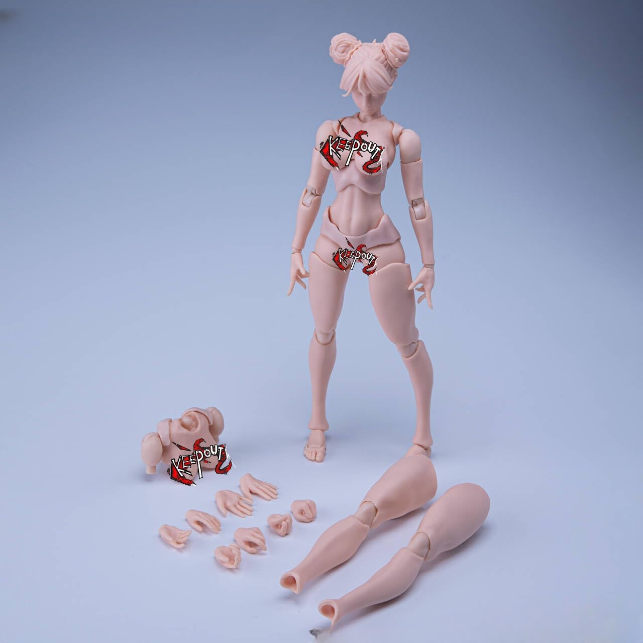 Amazon.co.jp: Romankey X COWL 1/12 フィギュア 女性 超可動 少女 素