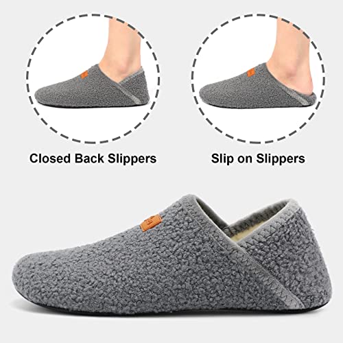 Image of Fires Womens Mens Slippers with Rubber Sole Soft-Lightweight House Slipper Socks Around House Shoes Non Slip Indoor /Outdoor