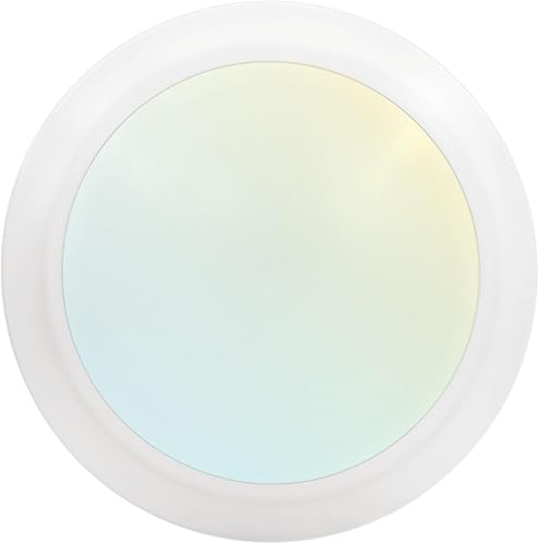 LUXRITE Luces LED de disco de 6 pulgadas, luz de techo regulable de montaje empotrado, 5CCT seleccionable 2700K 3000K 3500K 4000K 5000K, 12.5W,