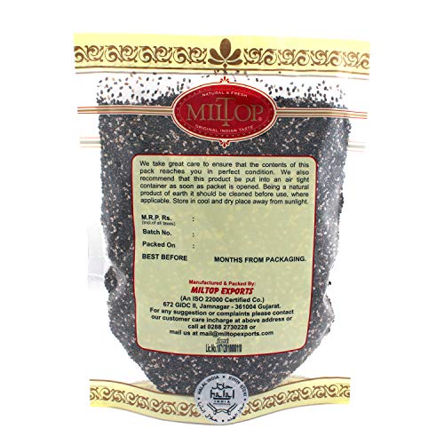 Image of Miltop Chia Seeds 250g - Seeds For Eating | Rich in Omega -3 & Fibre | Healthy Snacks for Weight loss management | Export Quality