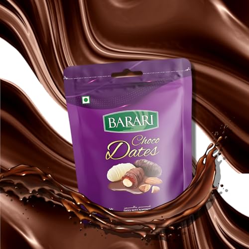 Image of Fruitri premium Choco Dates Stuffed Dates 250g (Khajoor) No Additives Assorted Healthy Khajur Fresh & Natural Diet
