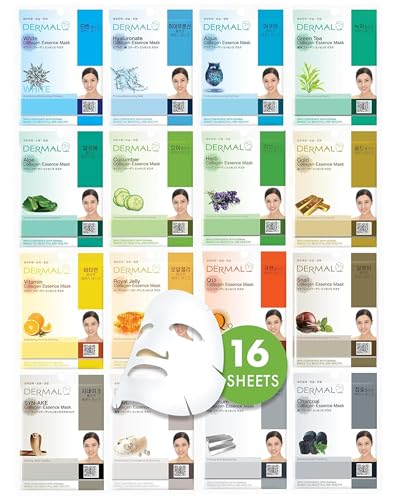 DERMAL Made in Korea Facial Mask – 20+ Years of Trusted K-Beauty, Premium Quality vs. Generic...