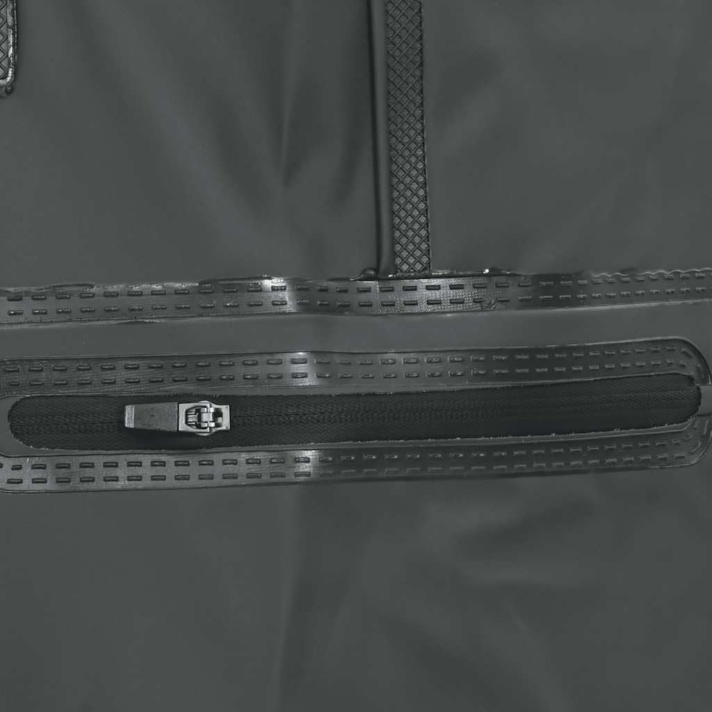 vidaXL Wathose mit Stiefeln Gürtel, Anglerhose Wasserfest Verstellbar, Teichhose für Angler Jäger Landwirte, Angelhose, Dunkelgrün Größe 40